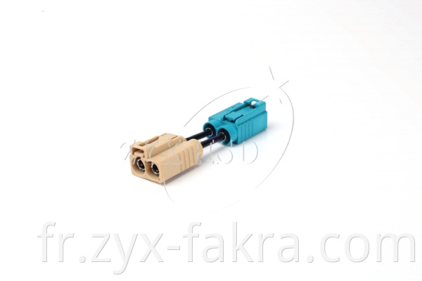 Dual Female FAKRA Waterproof Connectors